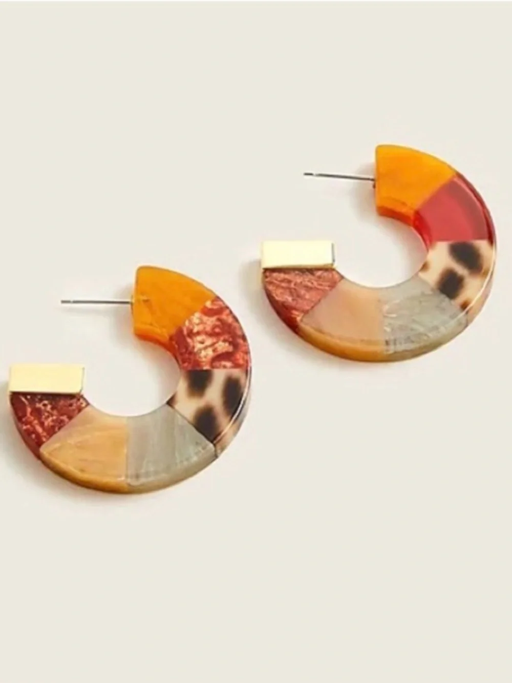 J. Crew acetate earrings. Brand new!
